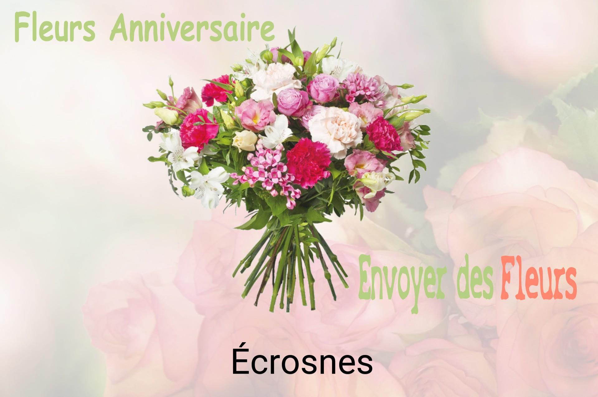 Bouquet de fleurs d’anniversaire livré à Écrosnes